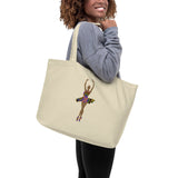 Large organic tote bag